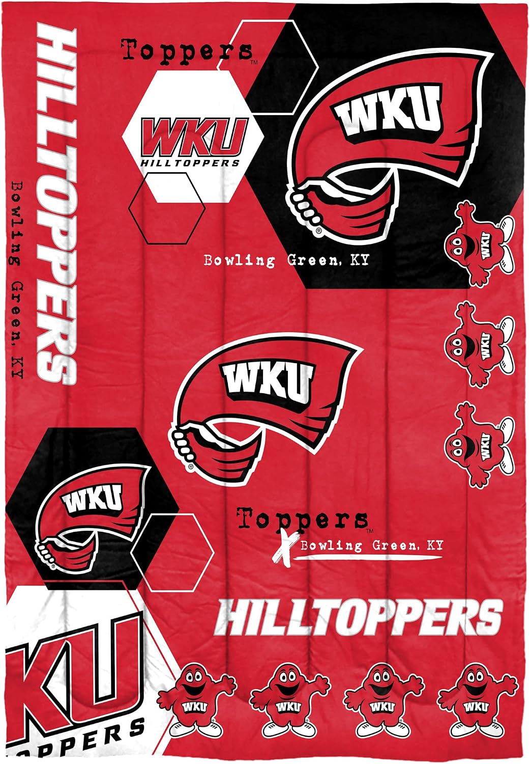 Northwest NCAA Unisex-Adult Comforter and Sham Set