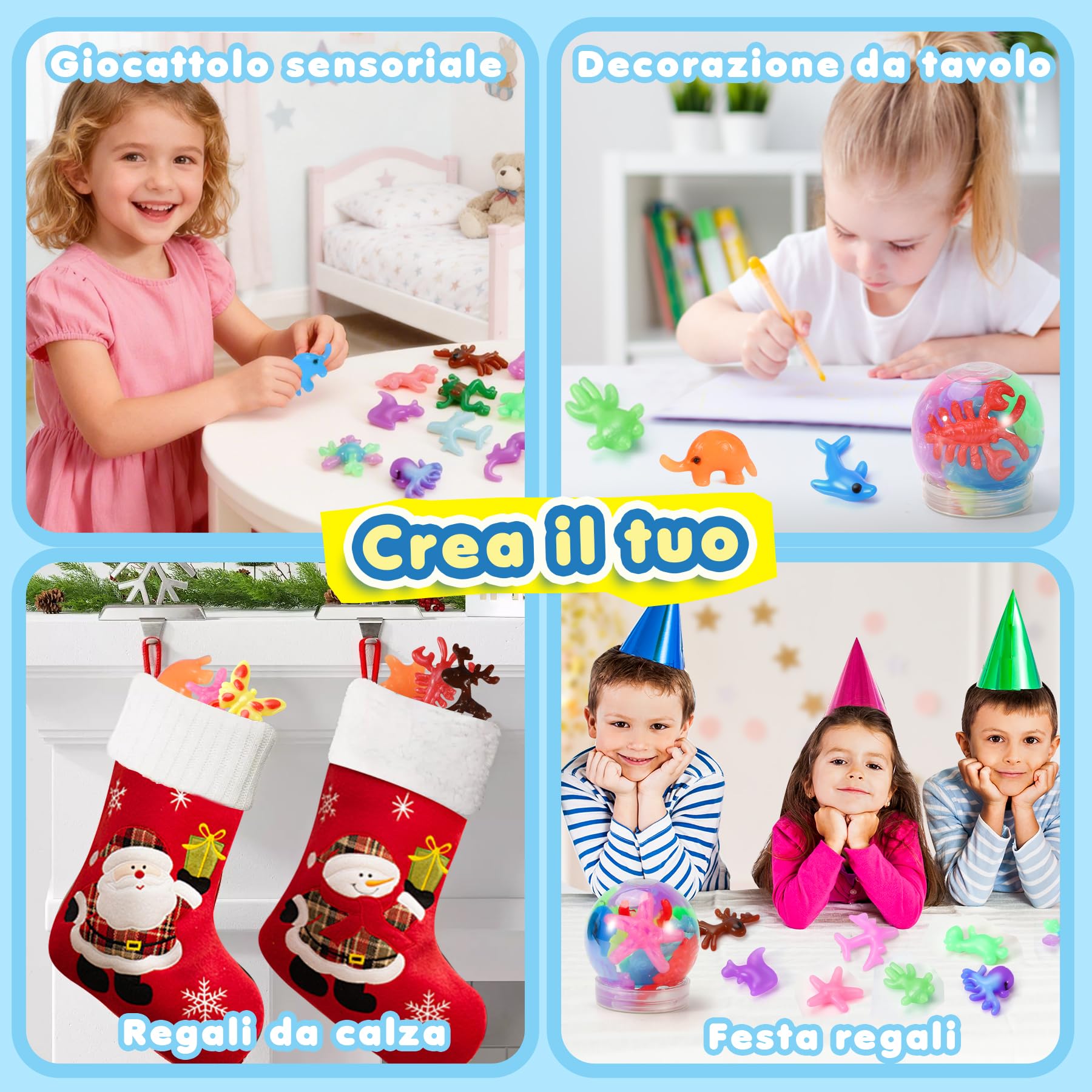 URMYWO Magic Water Gel Toy Kit fai da te 3D magico gel d'acqua