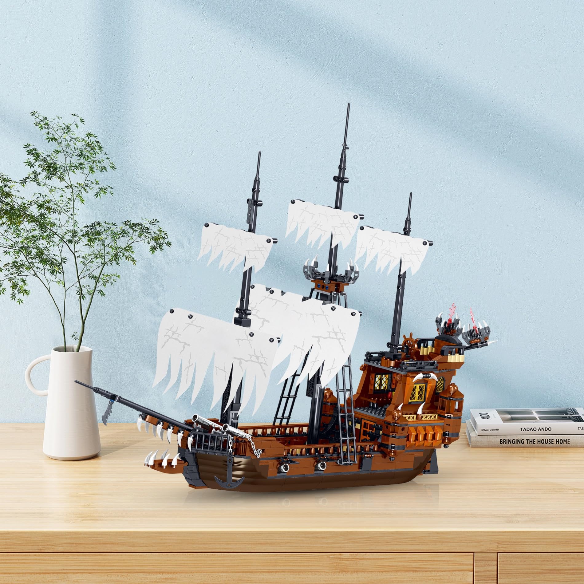 Amazon.co.jp: Hallisun ブロックセット 海賊船 Pirate Ship 大型船