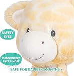 Bébé GUND Collection Luvs, Bodi Giraffe Premium peluche animal farci pour bébés, jaune/brun, 12”