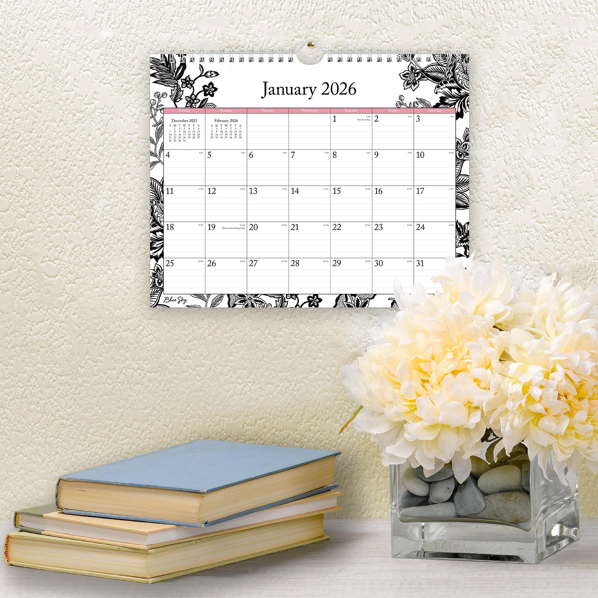 Blue Sky Monats-Wandkalender 2026, 27,9 x 21,5 cm, Analeis, Januar bis Dezember, 100028