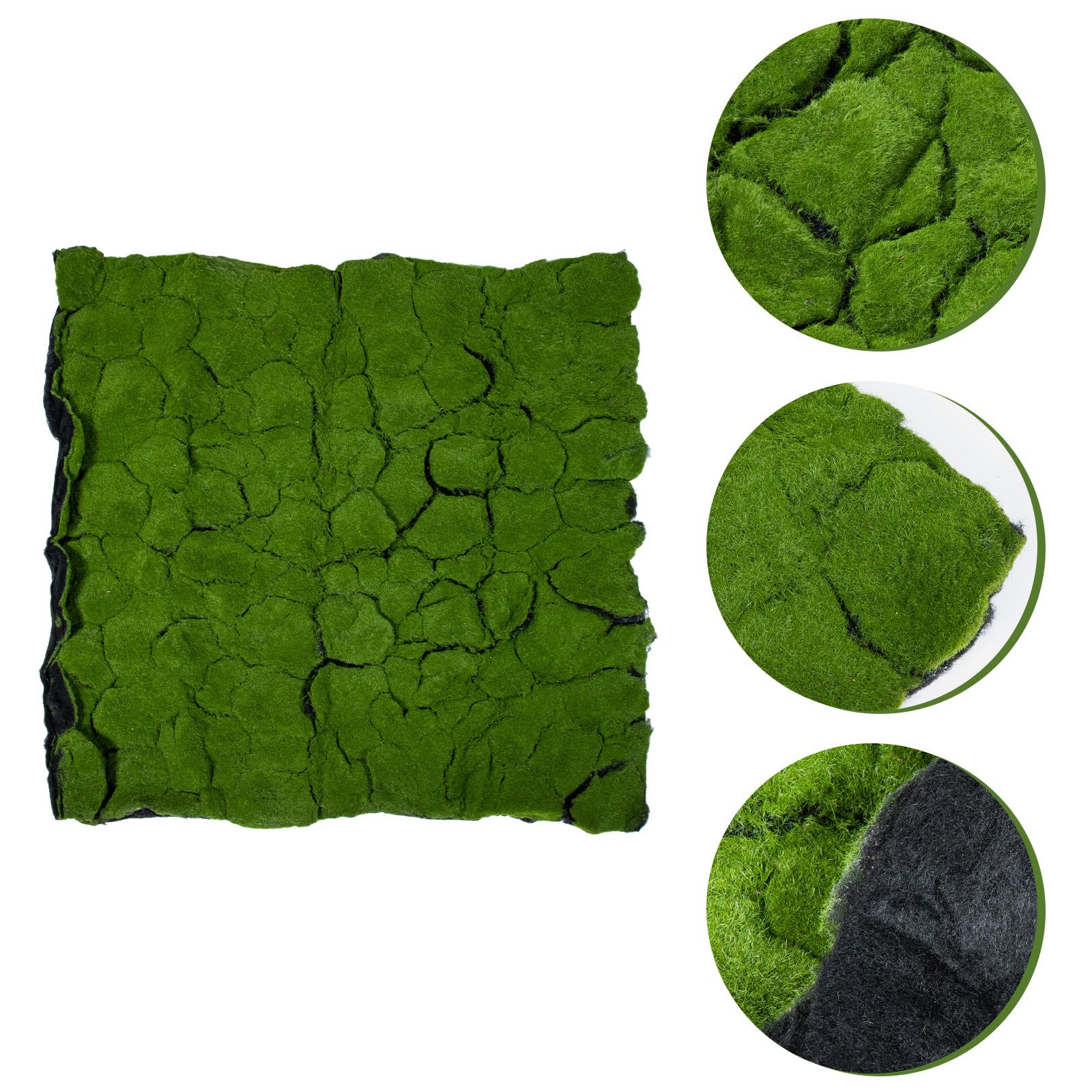 Toyvian Alfombra de Césped Artificial con Musgo Simulado Resistente y Decorativa para Exteriores Interiores para Jardinería y Proyectos Artísticos