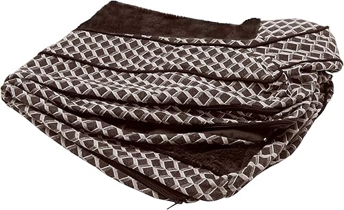 Miniatura 7 de Furhaven Pet  Sofá de felpa ortopédica para perro, cama con forma de L, tumbona ergonómica con contorno de cuna, cama para perros y gatos, varios