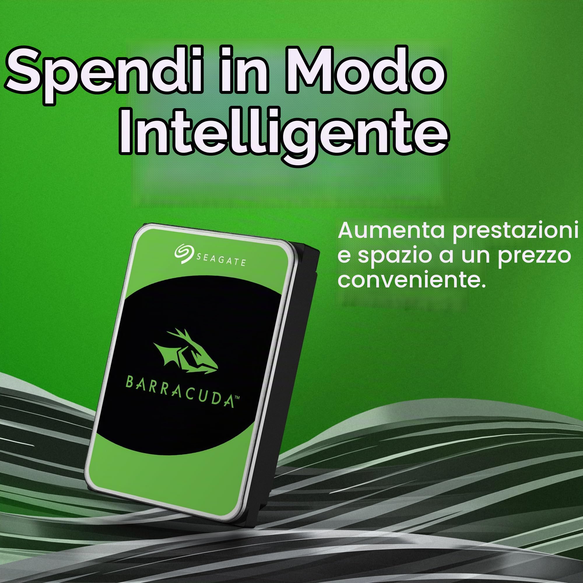 Seagate Barracuda 24TB Internal Hard Drive, 7200 U/Min, 512MB Cache, SATA 6Gb/s, 3.5" (ST24000DM001)