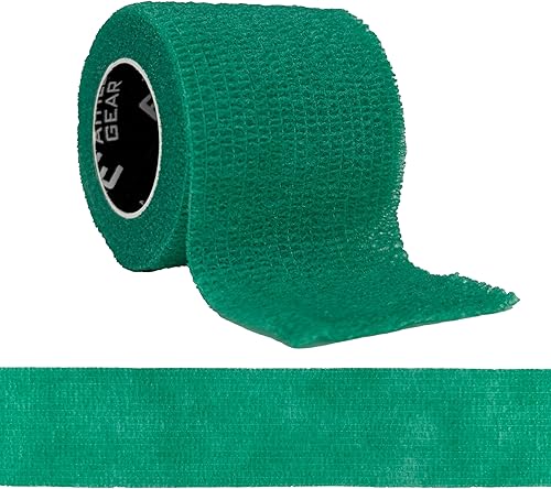 Miniatura 13 de Cinta atlética autoadhesiva – 2 pulgadas x 6.5 yardas – Sin látex, envoltura deportiva fácil de rasgar para fútbol, béisbol, fútbol, muñeca, Cruz de