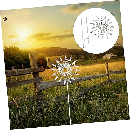 Miniatura 3 de Molino de viento de metal, decoración de patio, paleta de dirección de metal, indicador de viento para jardín, decorativo, molino de viento, veleta