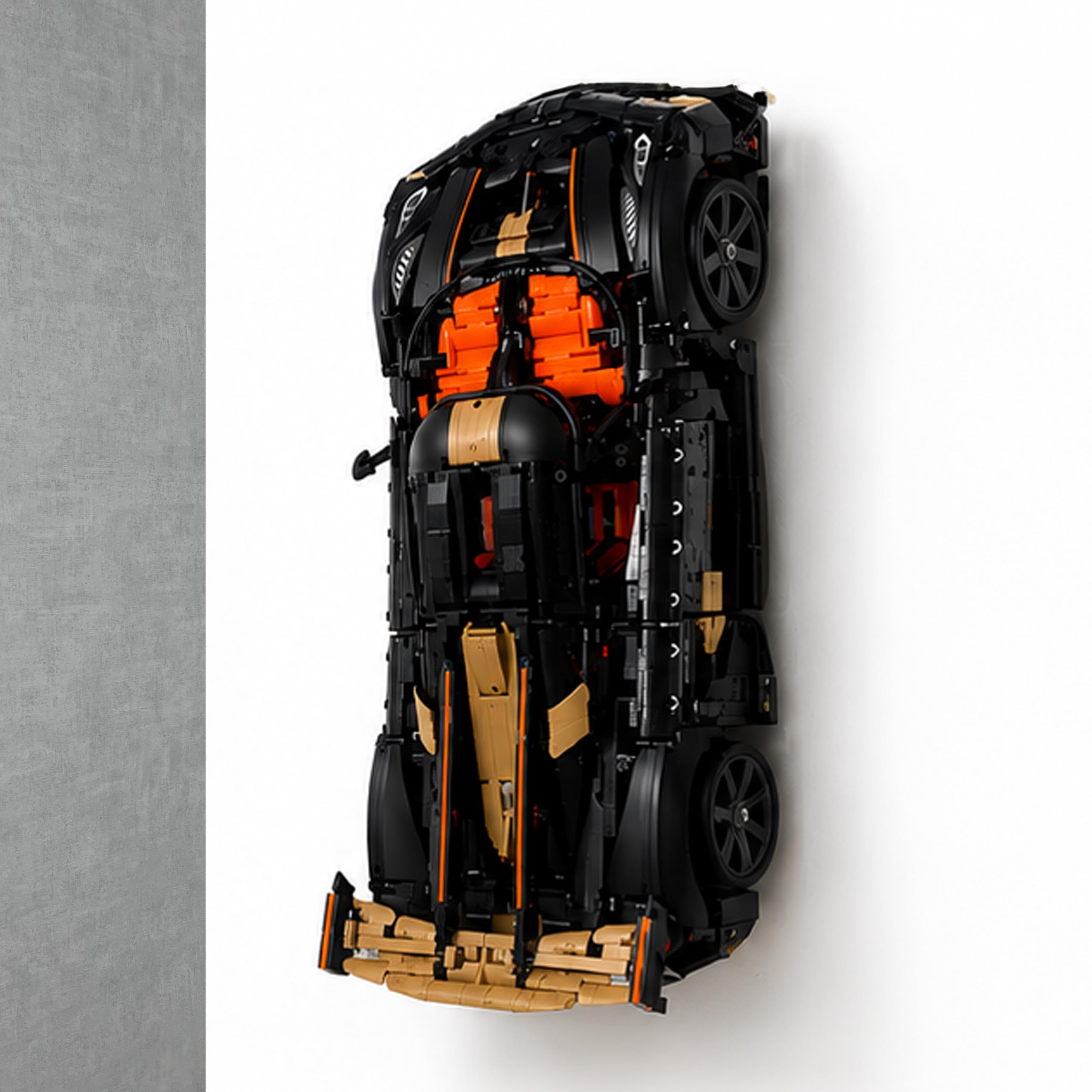 BrickNest Vertical Wall Mount Compatible with LEGO Technic Koenigsegg 42232