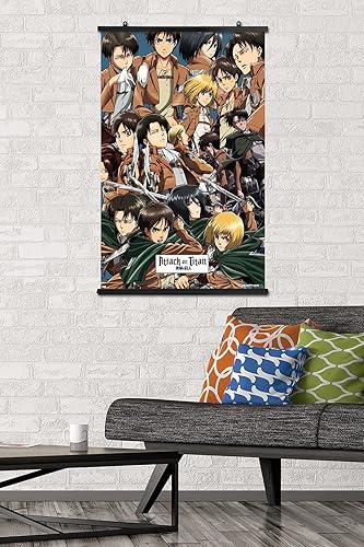 Miniatura 7 de Trends International Attack on Titan - Póster de pared 22375 x 34 pulgadas póster y paquete de montaje