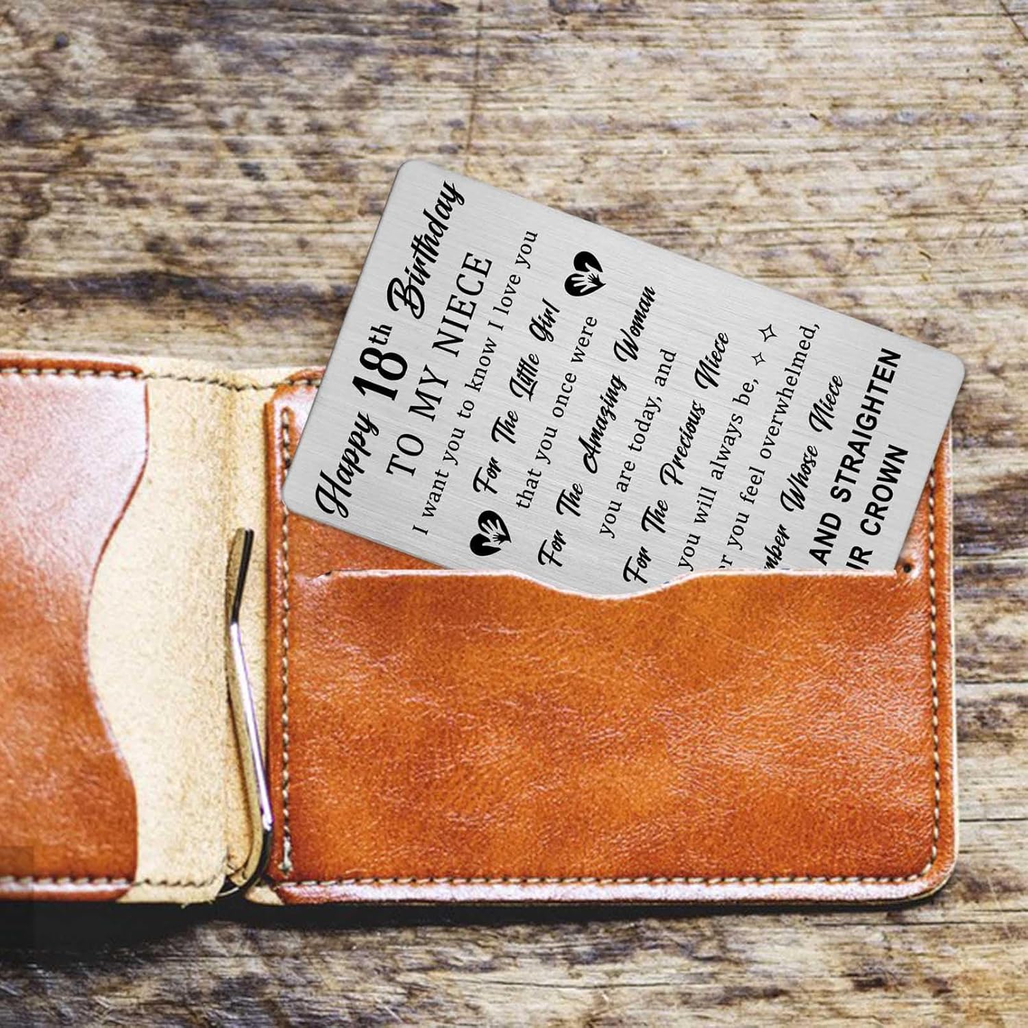 HYHYDHP Niece 18th Birthday Card - 18 Year Old Birthday Gifts for Niece - Happy 18th Birthday Niece Card, Adult Niece 18 Yr Bday Ideas - Image 4