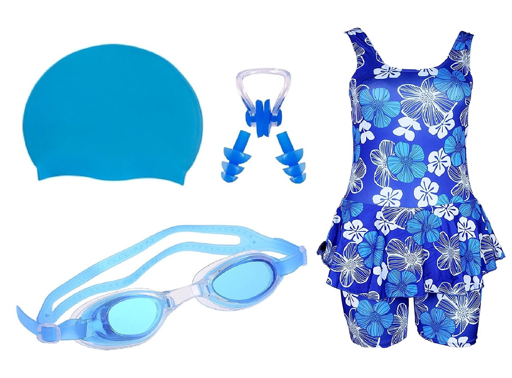 See full amazon price history chart for Golden Girl Girls Swimming Kit with Swimming Costume Swimming Goggles Silicone Swimming Cap Ear Plugs and Nose Plugs (Blue_12-13 Years) Golden Girl Girls Swimming Kit with Swimming Costume Swimming Goggles Silicone Swimming Cap Ear Plugs and Nose Plugs (Blue_12-13 Years) (B07D35VW94) Amazon Price History, Amazon Price Tracker