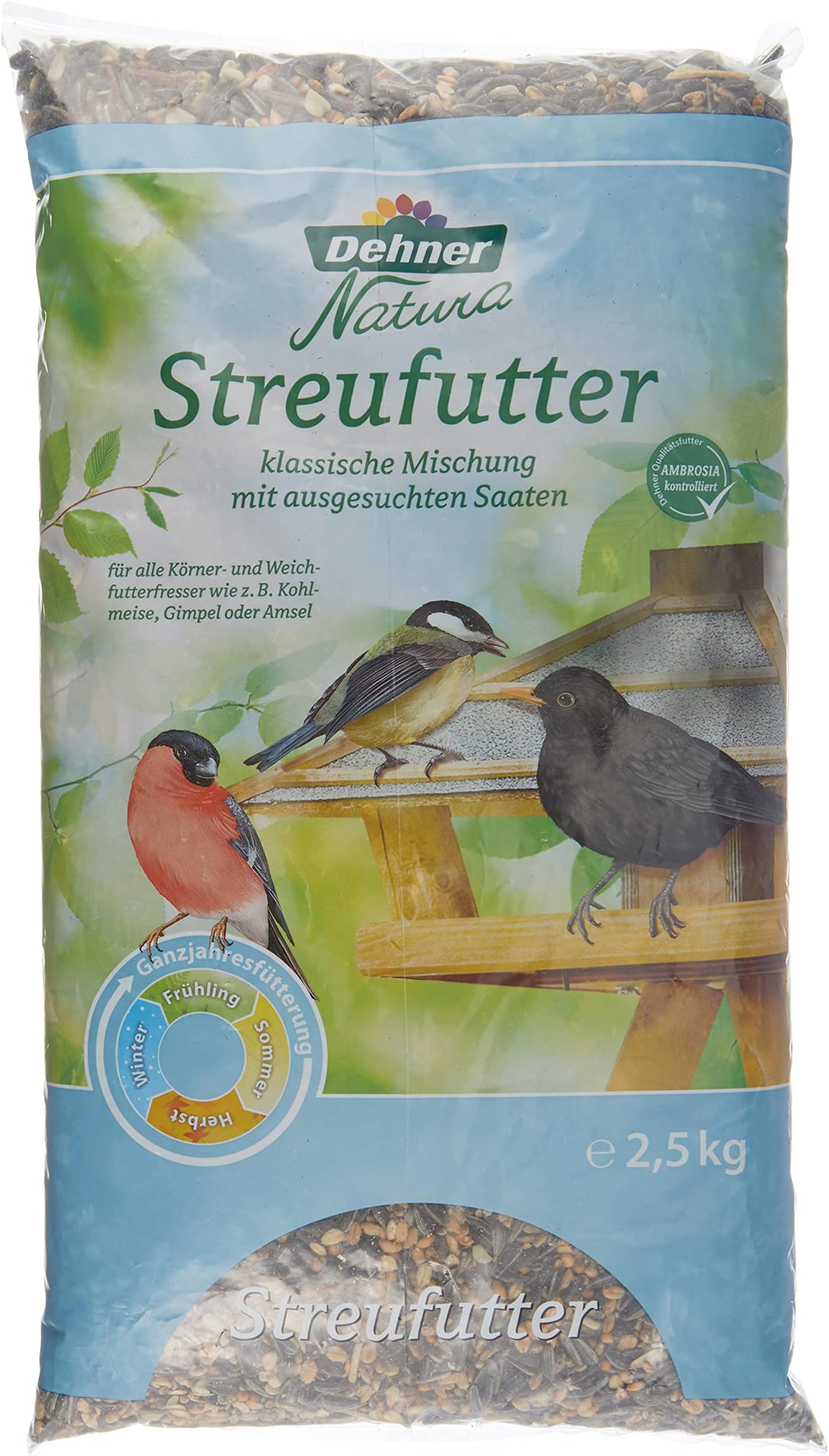 Mangime Uccelli Semi Di Girasole Dehner - 5kg - Foto 5