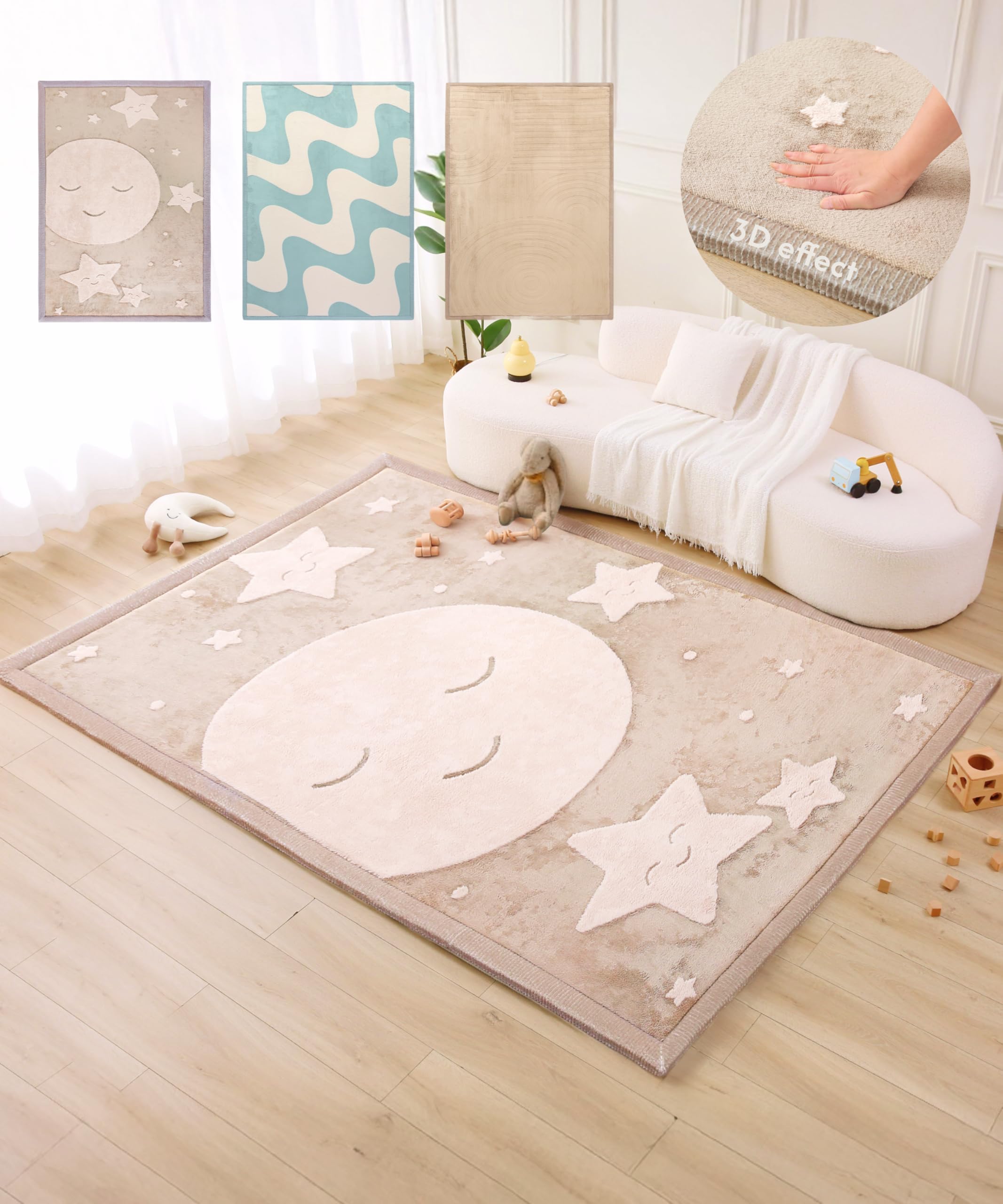Hakuna Matte Wolkenweiche Samtmatte-Spielmatte Baby
