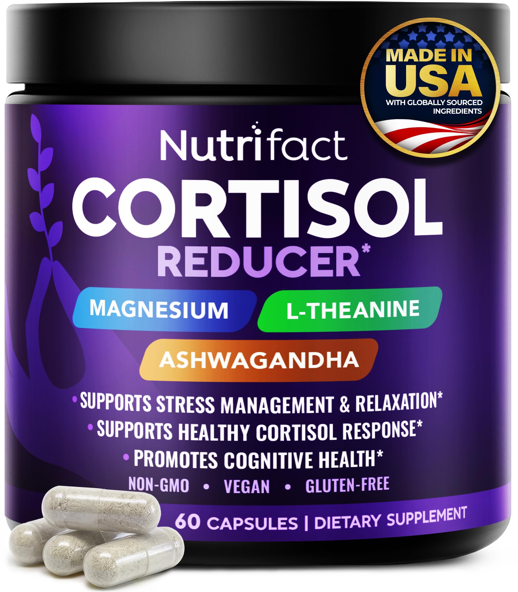 NutriFact Cortisol Supplements - glandular extracts | Mubboo