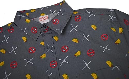 Vista 6 de Marvel Camisa abotonada para hombre