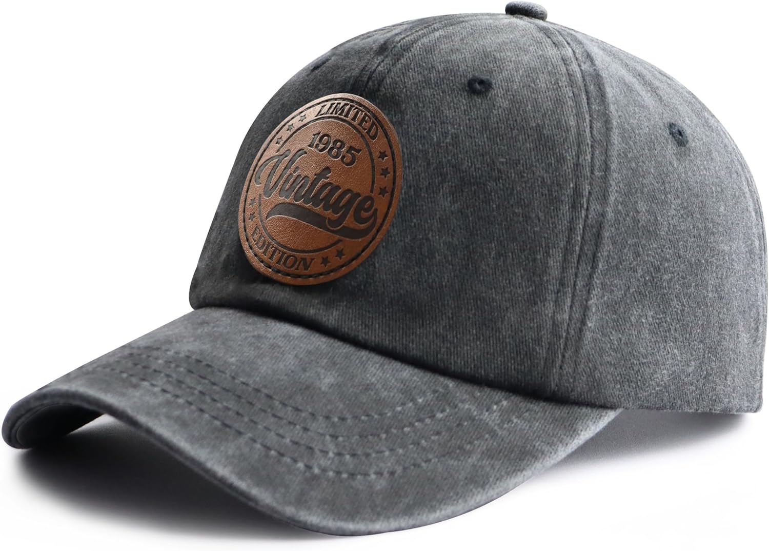 Limited Edition 1935 1945 1955 1965 1975 1985 1995 Hat for Men Women, Vintage Adjustable Leather Patch Baseball Cap - Image 3