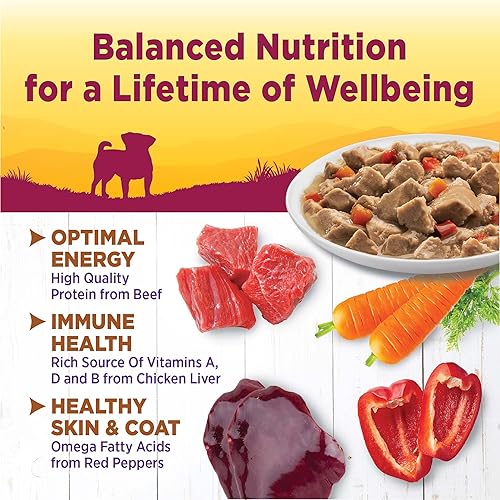 Miniatura 3 de Alimento para perros pequeños Wellness Petite Entrees natural, libre de granos, húmedo, taza de 3oz (paquete de 24)