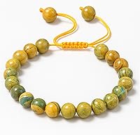 Vista 93 de Amazing Gemstone Crystal Bracelet for Women Men's Gifts - Protection Healing Crystal Bracelet - 8mm Gemstone Beaded Adjustable Bracelet Pulseras