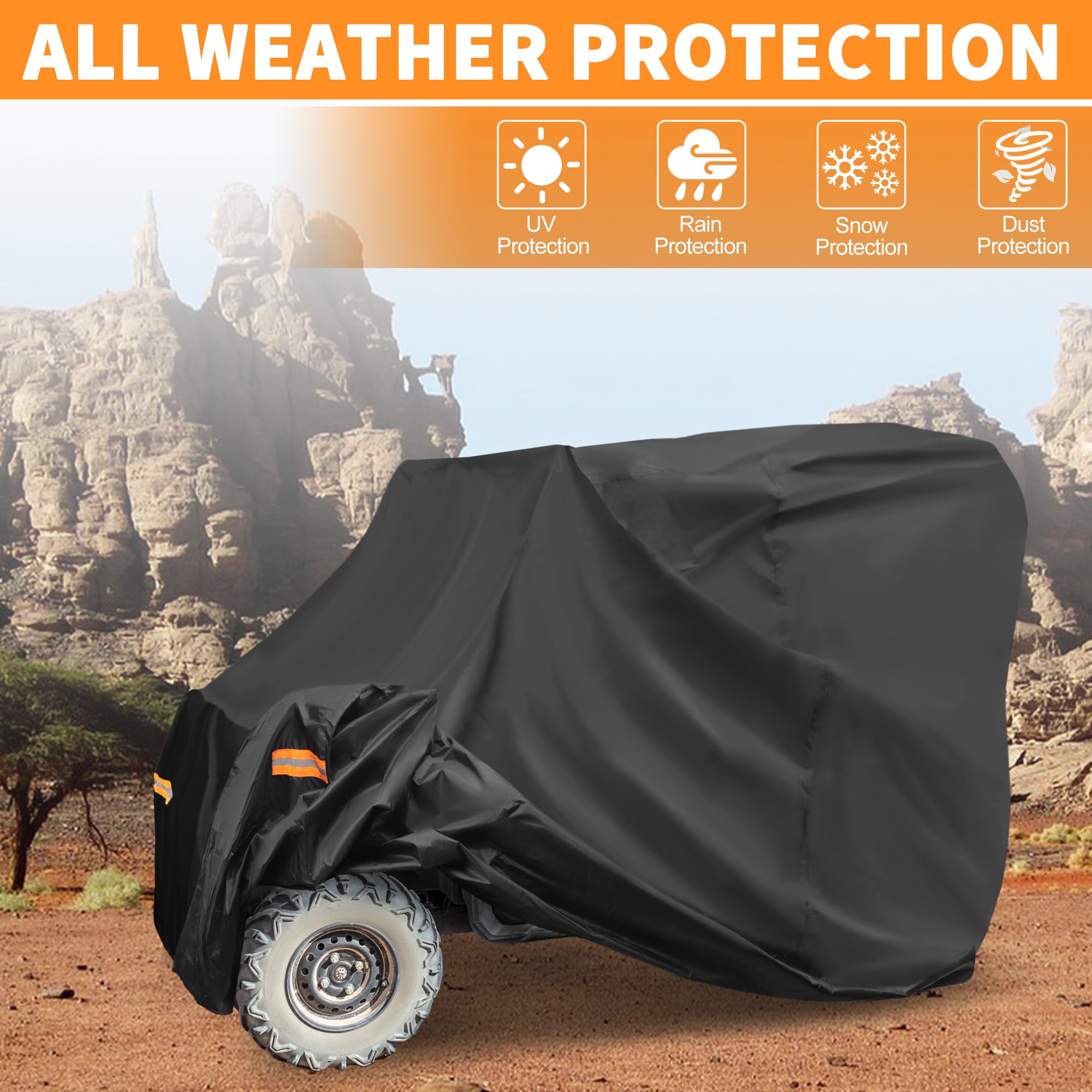 X AUTOHAUX Housse étanche côte à côte pour Honda Pioneer 1000 UTV