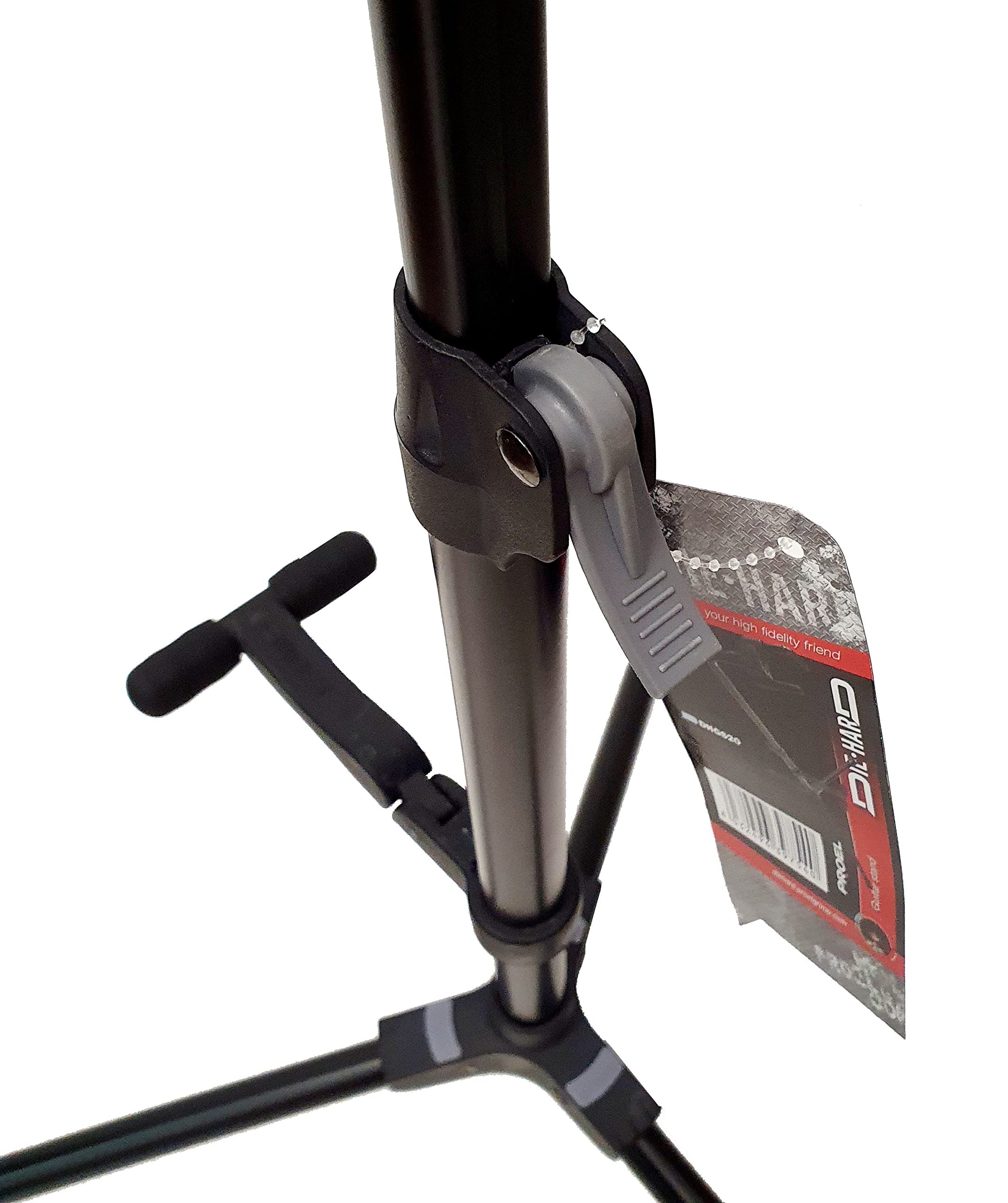 ROCKSTAR - Soporte para Guitarra y Bajo Universal GS20DG Automático con Cabezal de Seguridad. Pie de Guitarra al suelo