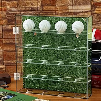 ゴルフボール　ディスプレイ　ラック　コレクターズ　キャビネット　USA　2ケース Amazon.com: DisplayGifts 49 Golf Ball Display Case Cabinet