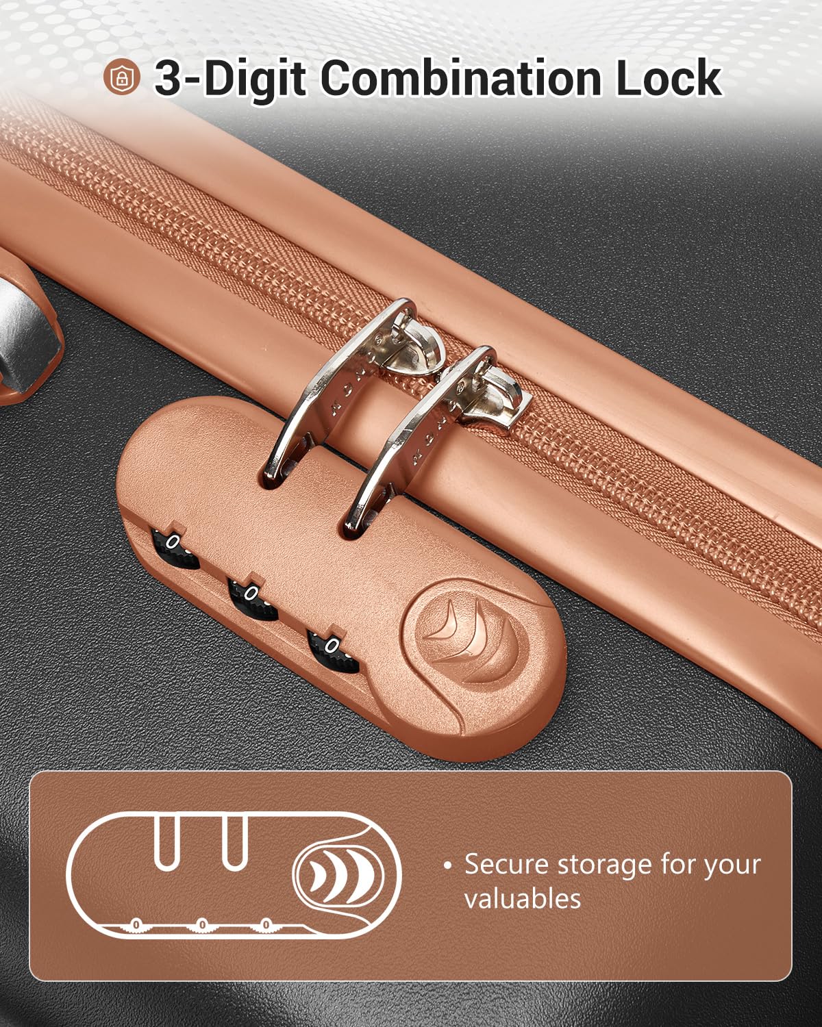 Kono Mały Samochodzik 55x40x20cm, Lekka Ekskluzywna Maleta z Kompozycji ABS+PC, Bagaż Ręczny z 4 Kółkami, Czarny