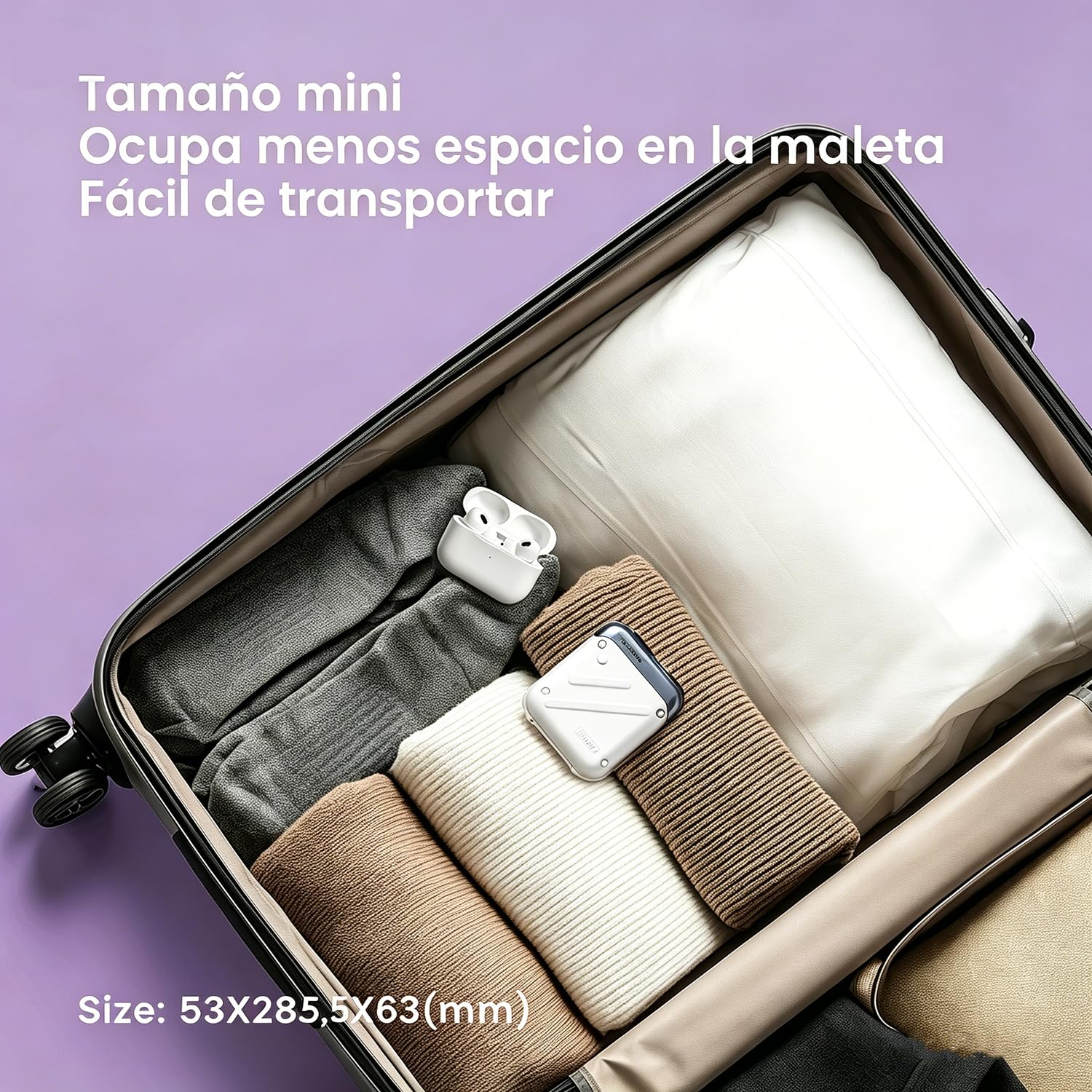 Skyworth Metz Máquina Afeitar Eléctrica Hombre, Afeitado Seco Húmedo IPX7 Motor 9000 RPM, Cabezal Magnético Desmontable, Cuchillas Autoafilables 9×2, Autonomía 45 Días, Carga Rápida 1h USB-C, Blanco