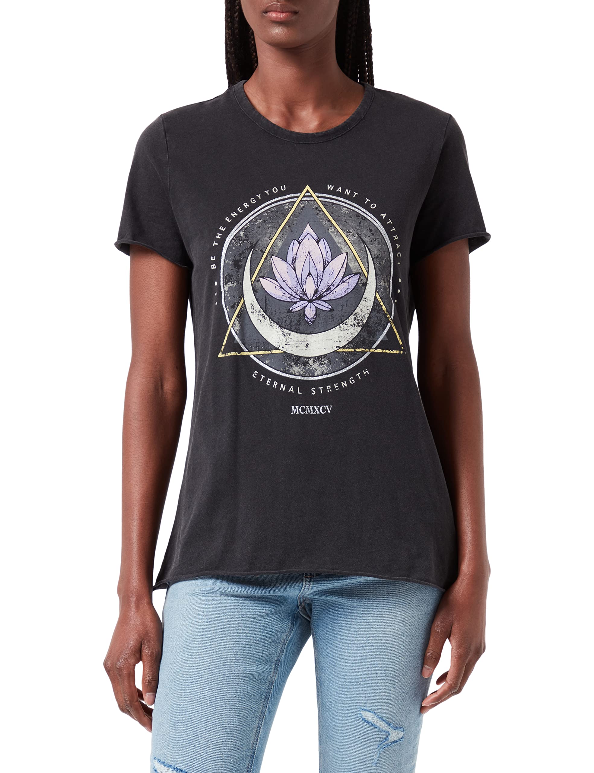 ONLY Onllucy Life Reg S/S Western Top Box Jrs Camiseta para Mujer