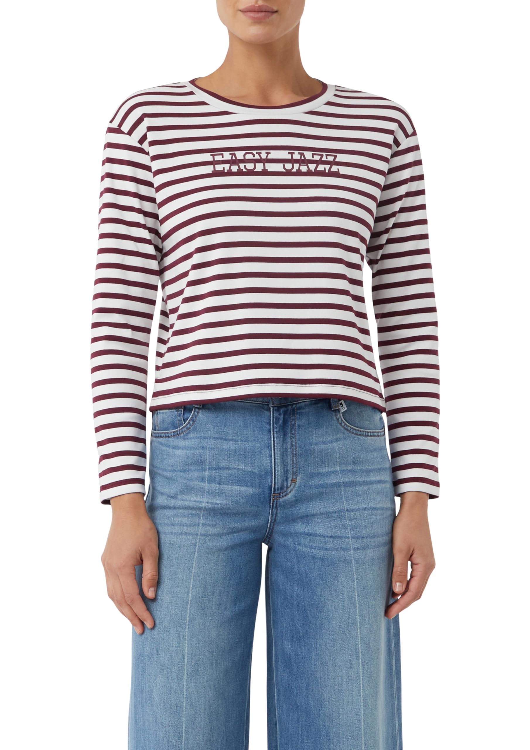 Comma Damen 2174014 Sweatshirt