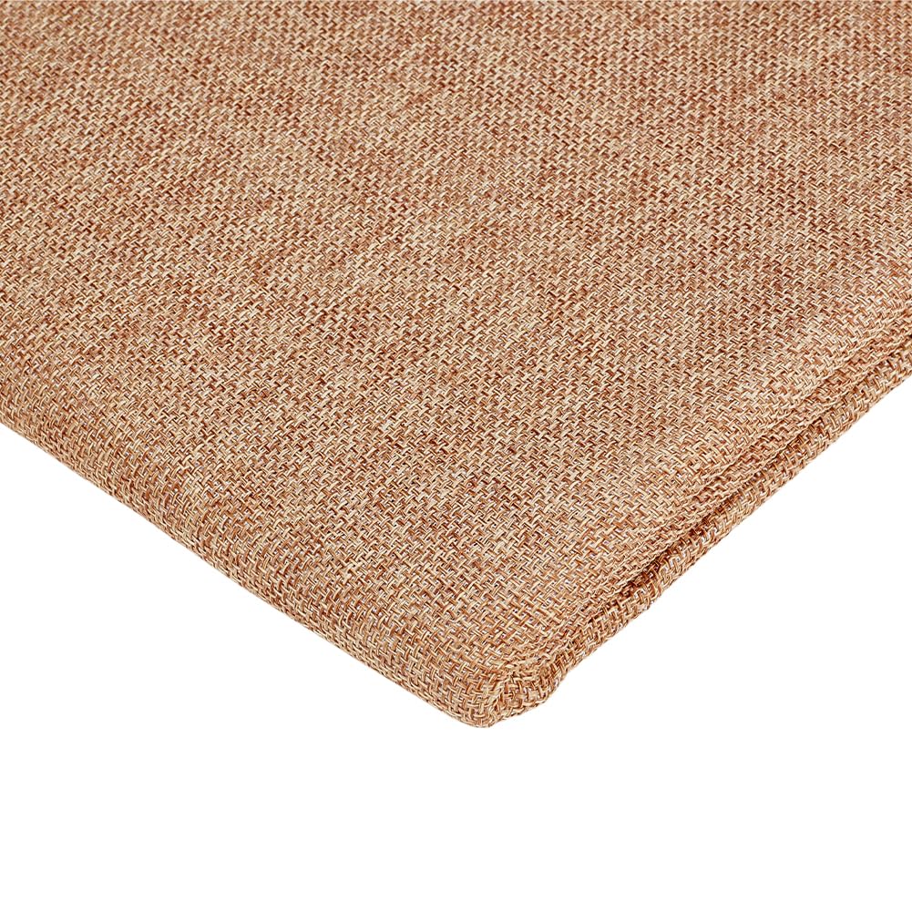 OLYCRAFT Tessuto di Lino Beige 50x146 cm per Altoparlanti Stereo Resistente Alla Polvere Sostituzione per Palcoscenico Armadio Multimediale KTV e Riparazione