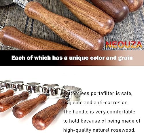 Miniatura 2 de NEOUZA Filtro de papel de café redondo para máquina de espresso, portafiltro, olla Moka, 100 unidades, pantalla desechable sin blanquear (2.008in)