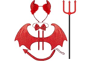 Spooktacular Creations 5 Piece Halloween Devil Costume Set