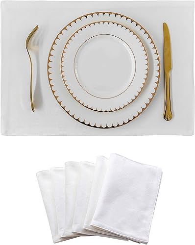 Miniatura 17 de Home Brilliant - Manteles individuales de lino Gris ceniza,Rosa bebé,Negro -,Marrón,Borgoña,Arpillera,Crema,Gris Oscuro,Pasto