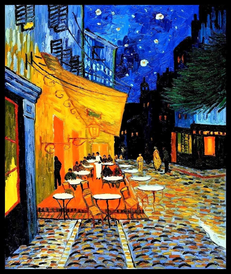 Café Terrace at Night Fridge Magnet 11x14 Vincent Van Gogh Magnetic Art Poster