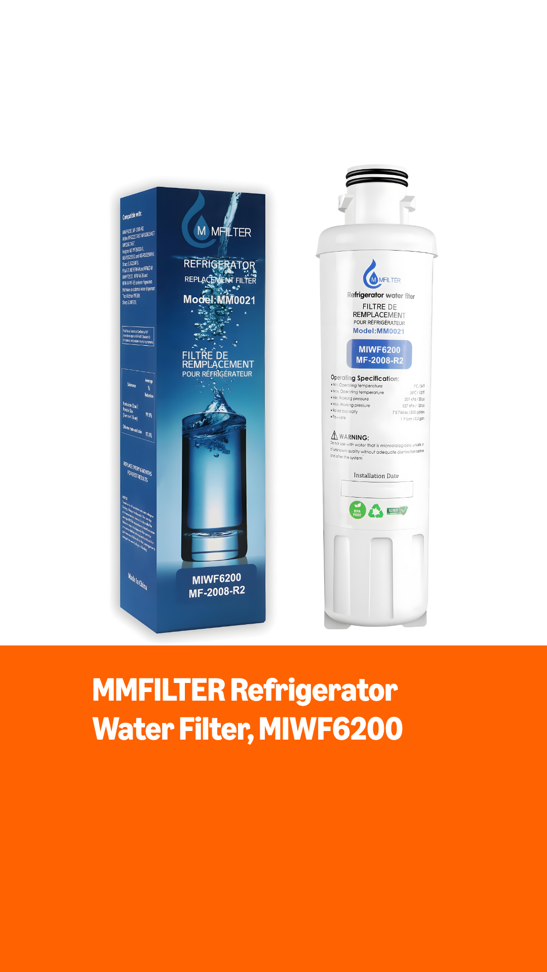 Amazon.com: MIWF6200 Water Filter Replacement Compatible with