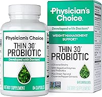 Vista 9 de Physician's CHOICE Probióticos para controlar el peso y la hinchazón - 6 cepas probióticas - Prebióticos - ingrediente clave Cayena - Apoya la salud