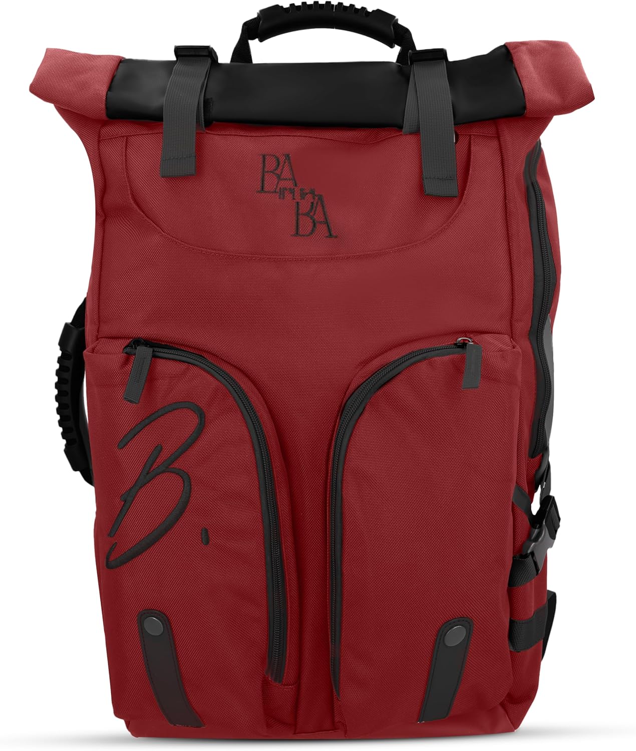 BABA Redfine Laptop Backpack - Limited Edition Waterproof Designer Office and College Backpacks for Women and Men with Multiple Pockets, Fits 17-Inch Laptop, 37 Liters, Black