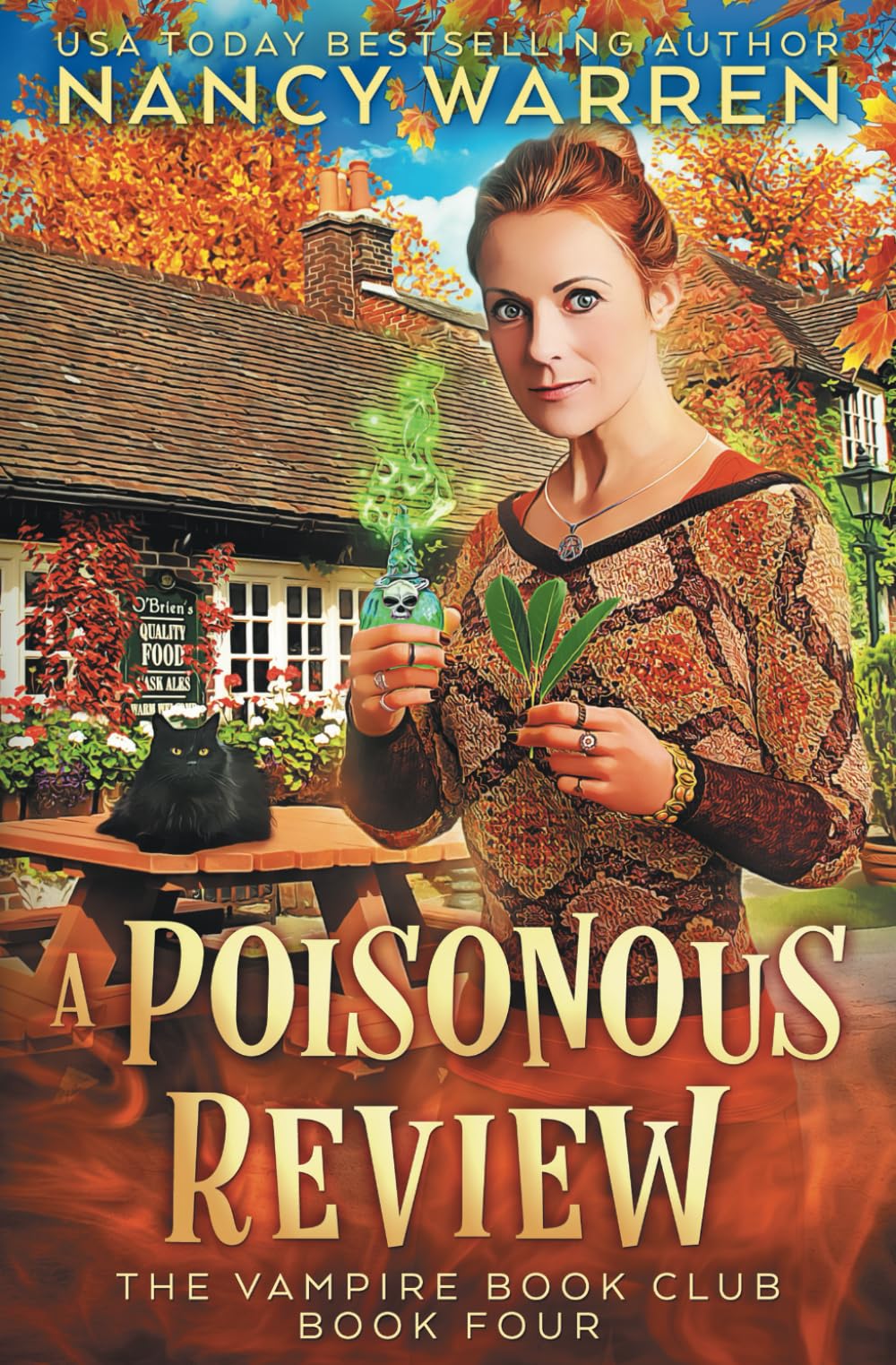 A Poisonous Review: A Paranormal Women's Fiction Cozy Mystery: 4 (Vampire Book Club)