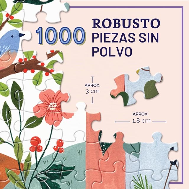 Foto 2 de 8 de eeBoo Morning Kitchen - Puzzle (1000 Unidades, 58,5 cm de Lado, 1000 Unidades), Color Plateado