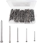 cSeao Nails Hardware Assortment Kit, 620 Pieces, Small Nails, Nails, Nails for Hanging Pictures, Picture Hanging Nails, Finishing Nails, Hanging Nails, Picture Nails, Wall Nails for Hanging, Pin Nails