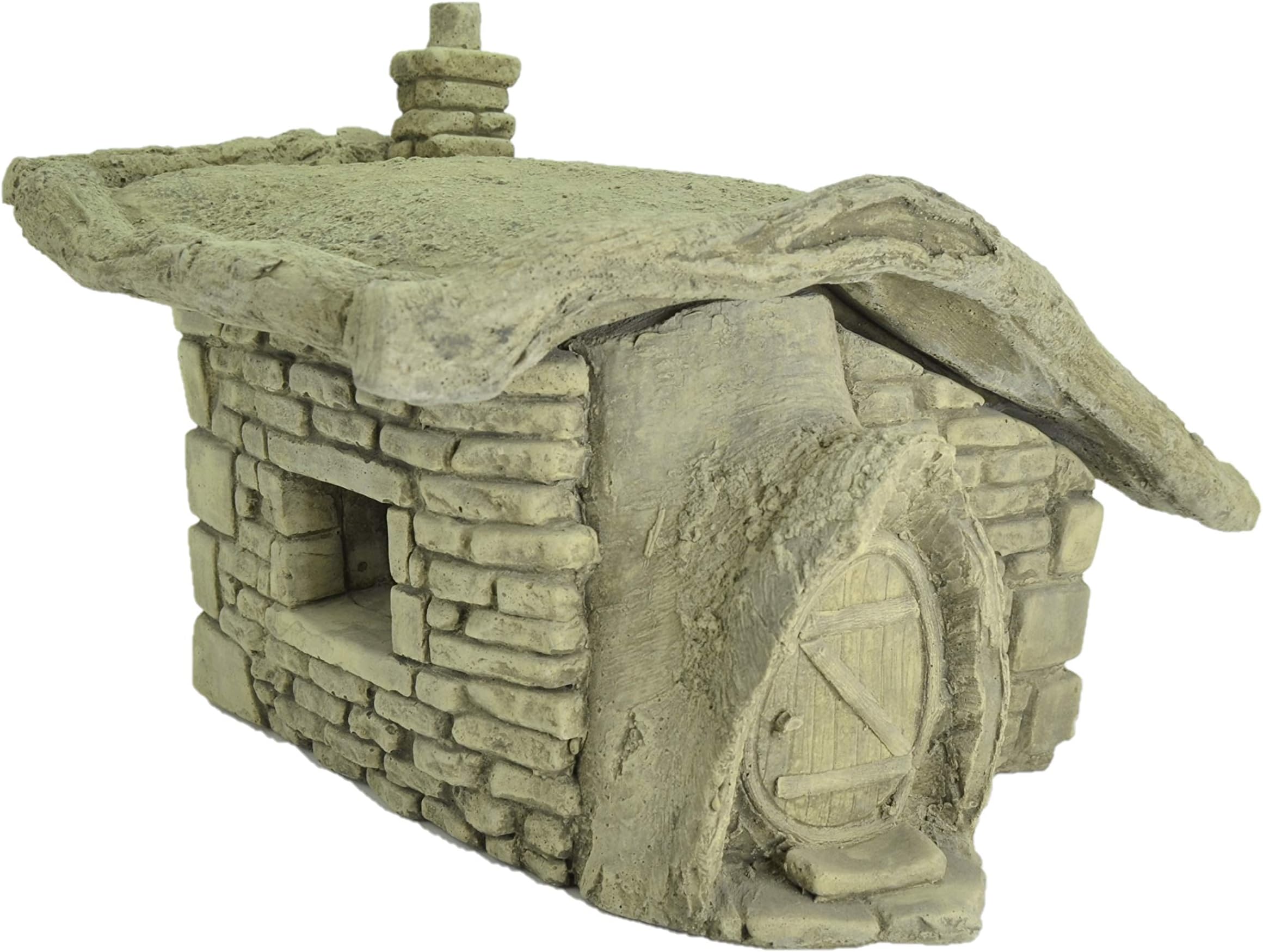 Turf Lodge with Step Stone/Fairy house-Garden Ornament- Wishing tree collection