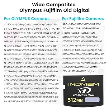Amazon.com: xD-Picture Card 512MB,512MB Xd Cards Compatible