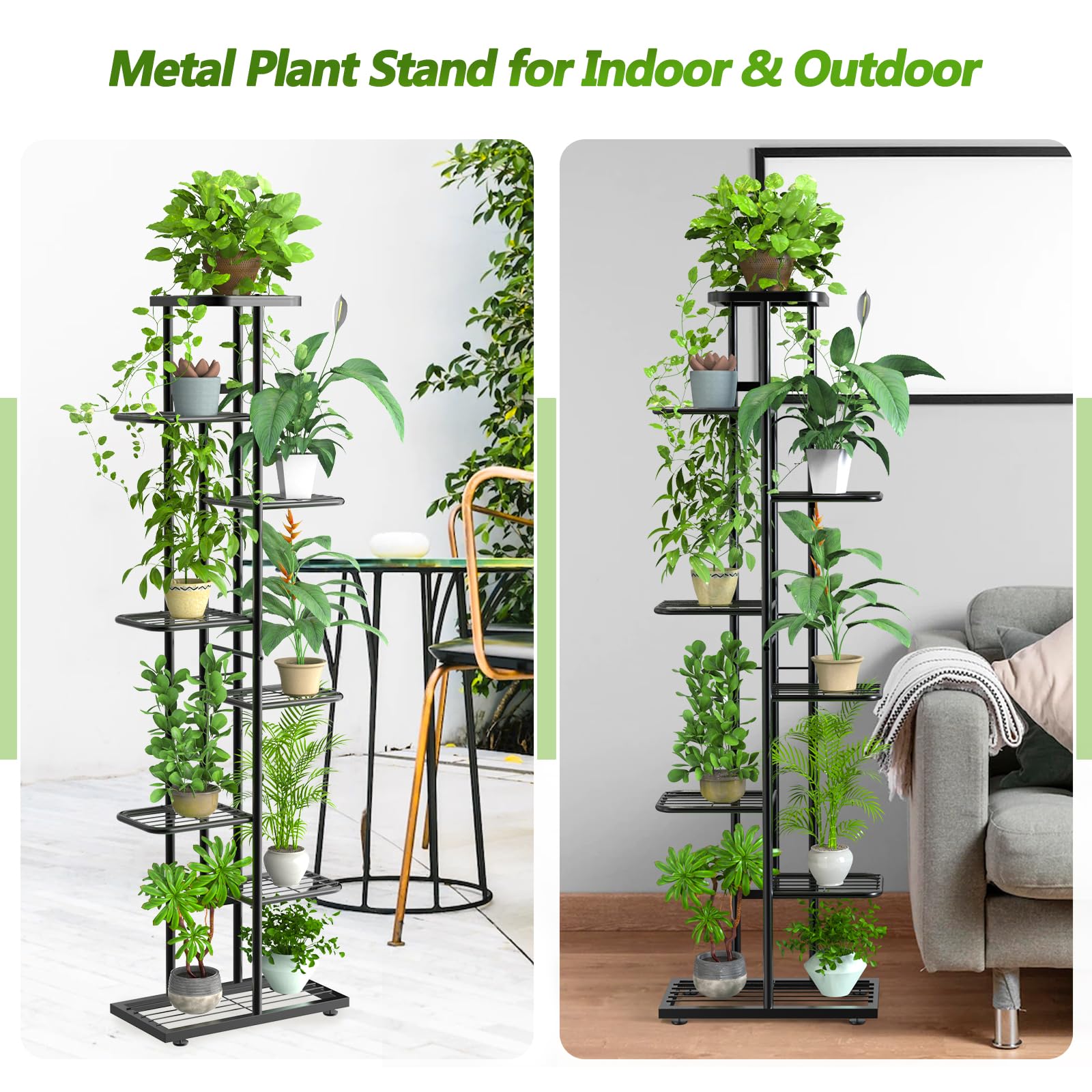 植物スタンド 屋内 8段 9段 鉢植え ガーデニングツール トールメタルコーナー Amazon.co.jp: 植物スタンド 屋内 8段 9段 鉢植え ガーデニング