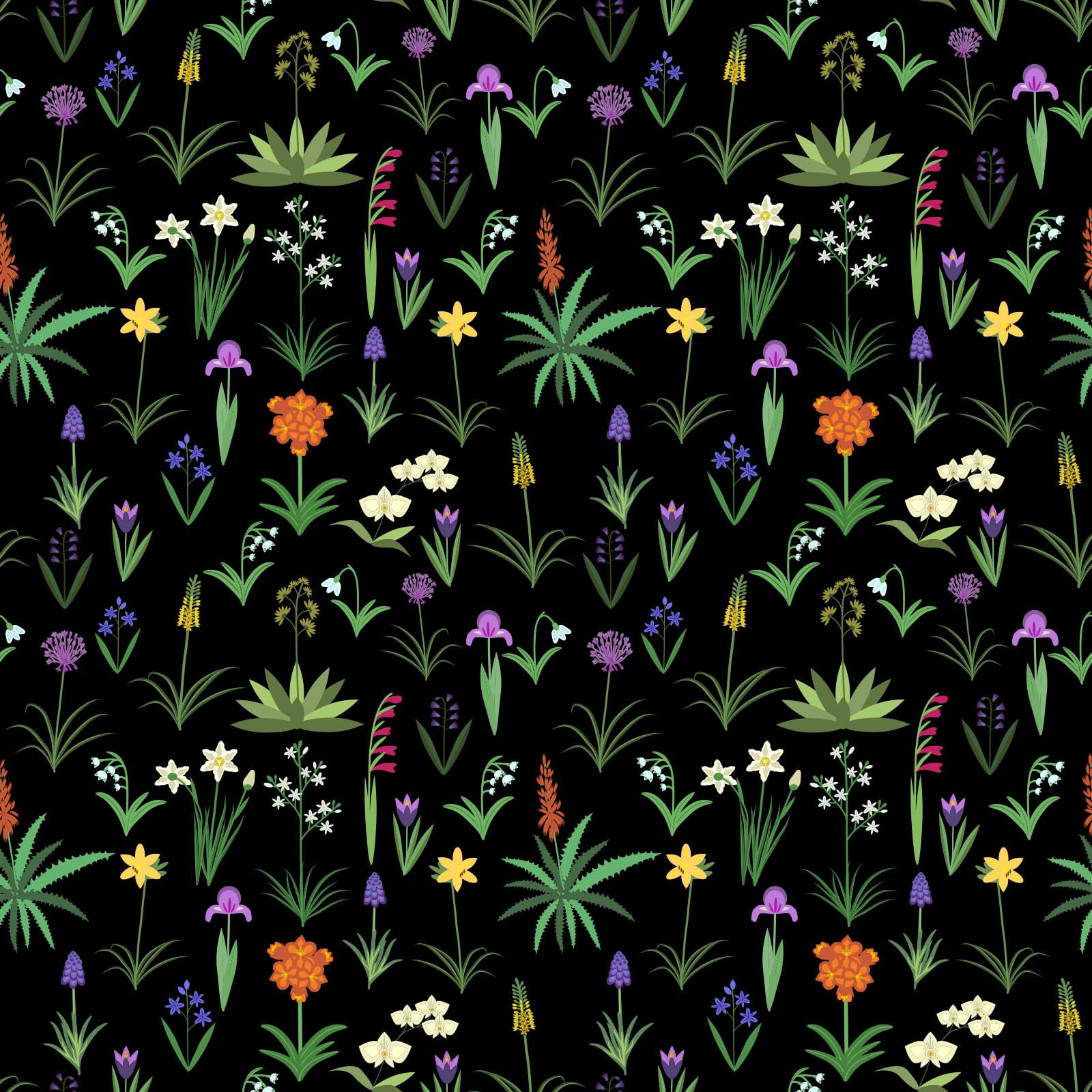 Dark Green Wildflower Vintage Wallpaper 17.7in x 6.6ft Contact Paper for Cabinets and Drawer Liner Dresser Self Adhesive Botanical Small Floral Vinyl Wallpaper