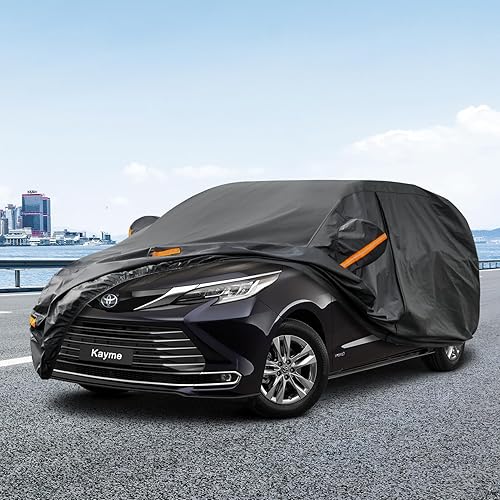 Miniatura 216 de Kayme - Cubierta de 7 capas para camioneta, resistente e impermeable para todo tipo de clima, para el aire libre, protección contra la lluvia, sol