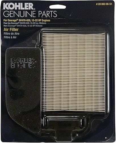 Miniatura 6 de Stens 785-592 Kit de mantenimiento y ajuste del motor para Kohler 20 789 01-S Single Cylinder Courage 15 - 21 HP SV470 y SV600, negro