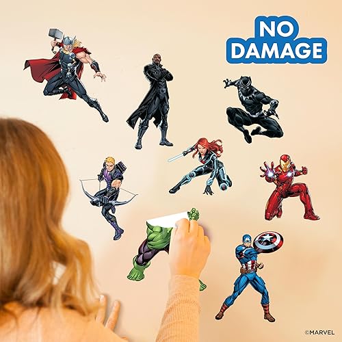 Miniatura 4 de Wall Palz Marvel Incredible Hulk - Calcomanías de pared de 25 pulgadas de realidad aumentada, Vengadores Hulk, decoración de pared para dormitorio,