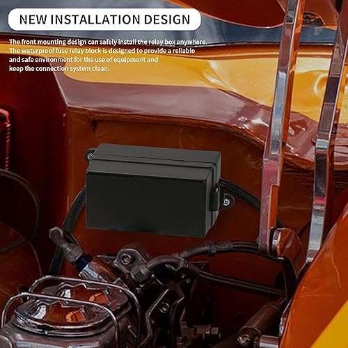 Miniatura 6 de RVBOATPAT 12 Vlot Fuse Relay Box Pre-Wired Fuse and Relay Box with 6 Relays and 11 Way ATCATO Blade Fuses, 12V Relay Fuse Box Block for Auto Car