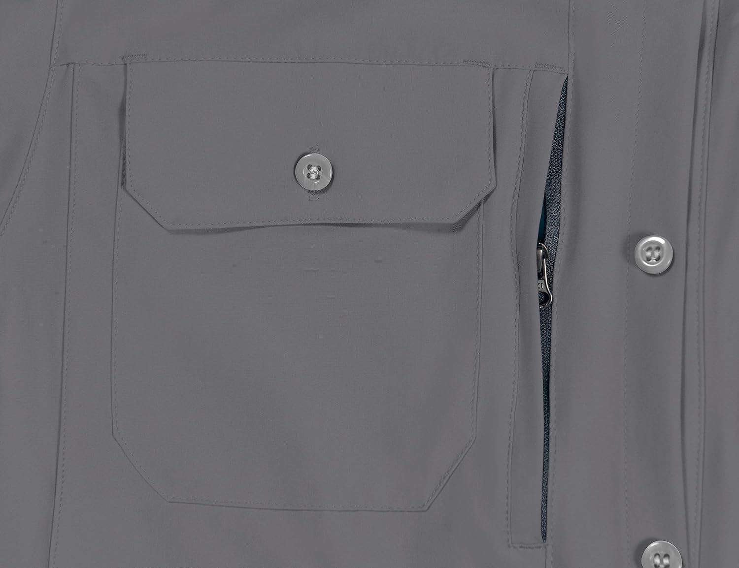 Little Donkey Andy Men's Lightweight Short Sleeve Shirt Quick Dry Stretch Shirt for Hiking Travel, UPF50: Clothing