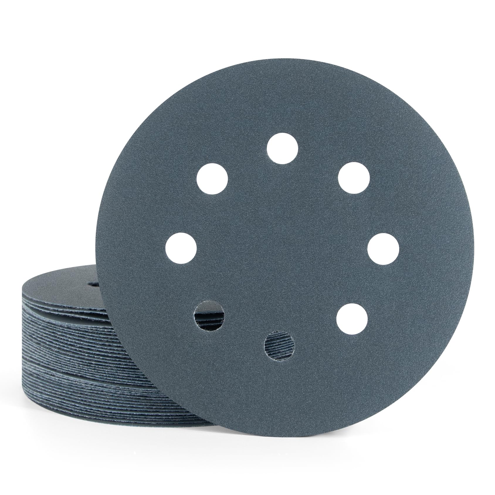 Viaky 36Pcs 125mm Wet Dry Sanding Discs, Hook and Loop Random Orbital Sander Pads 1200 Grit | Silicon Carbide Sandpaper for Wood, Metal, Furniture & Auto Polishing — image 1