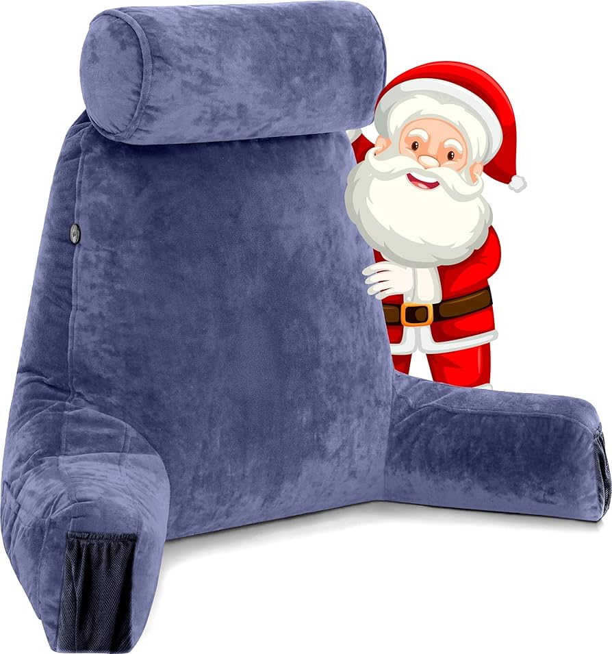 Amazon.com: Husband Pillow Medium Dark Blue, Backrest for Kids